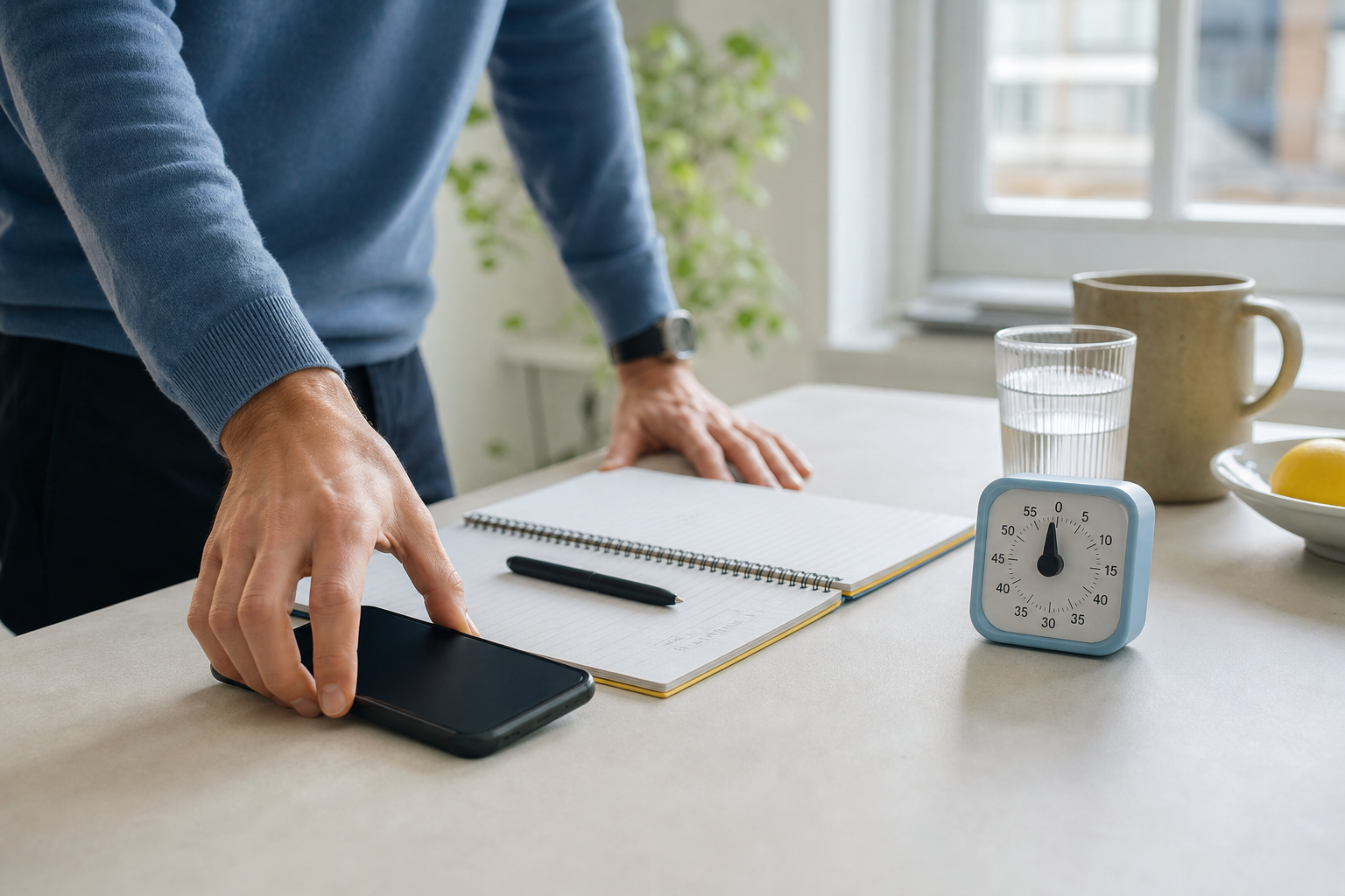 Digitale werkplek met notities over software en werkprocessen